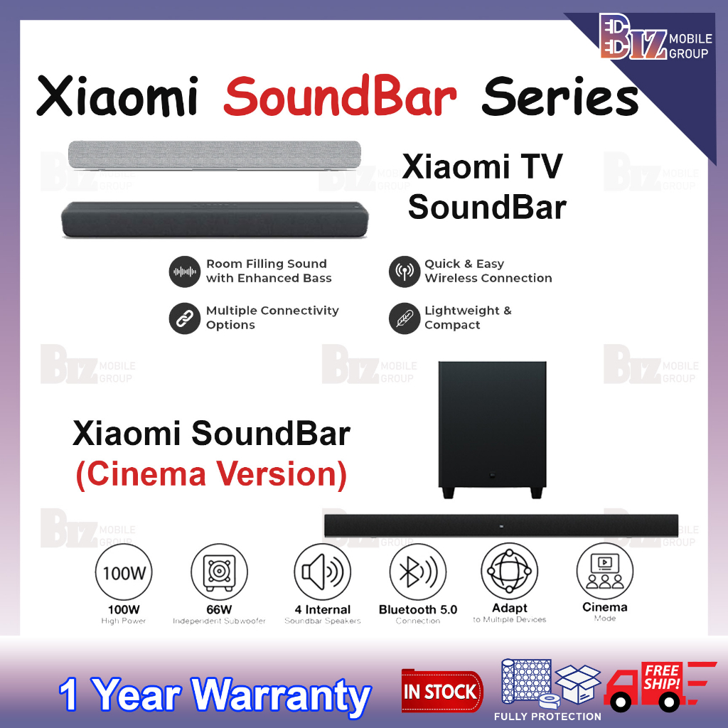 Xiaomi Soundbar / Xiaomi Soundbar Subwoofer Cinema Edition Bluetooth ...