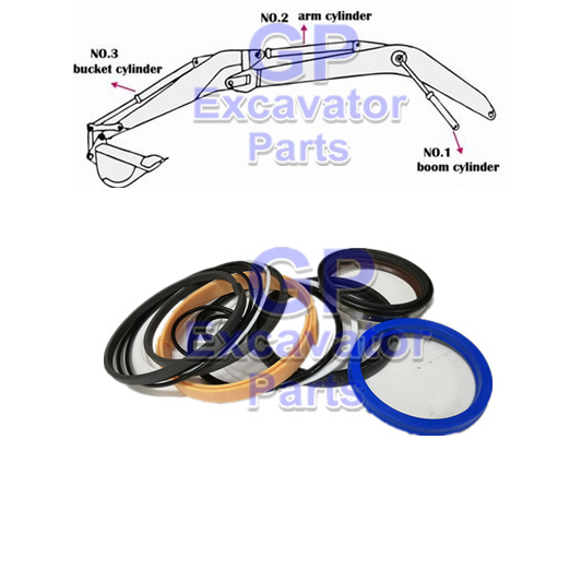 SK04N2 Hydraulic Excavator Boom / Arm / Bucket Cylinder Seal Repair Kit Shopee Malaysia