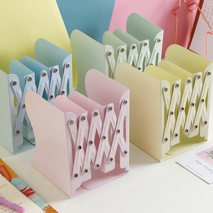 [Ready Stock] Macaron Color Retractable Book Stand Expandable Book ...