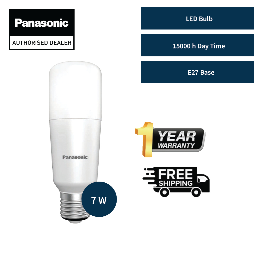 Panasonic LED T-Type Bulb Daylight (7W/10 Pcs) LDTHV7D65GA1 | Shopee ...