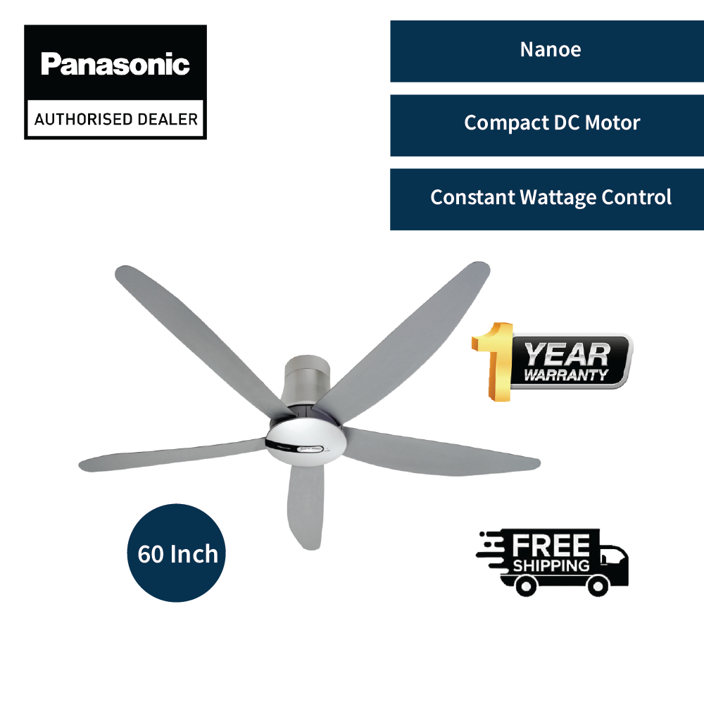Panasonic Ceiling Fan WIFI 5 Blade (60”) FM15GCVBKSH Shopee Malaysia