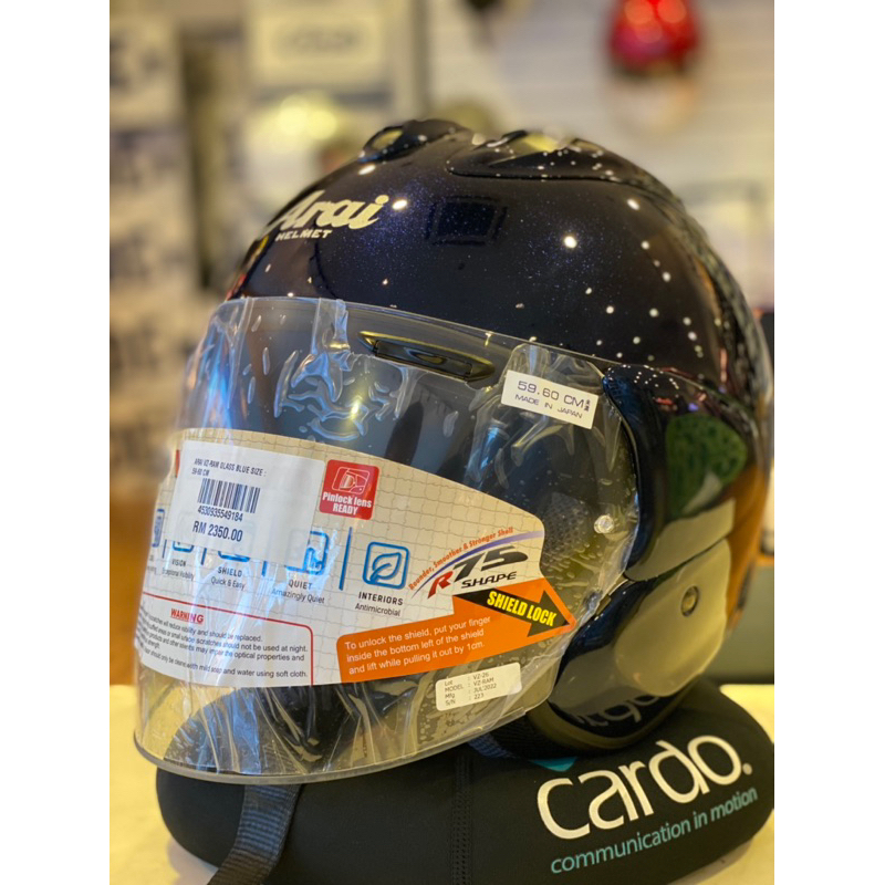 Arai best sale glass blue