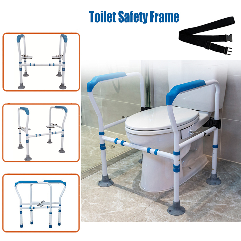 Bathroom Safety Toilet Rail Adjustable Toilet Safety Frame Handrail