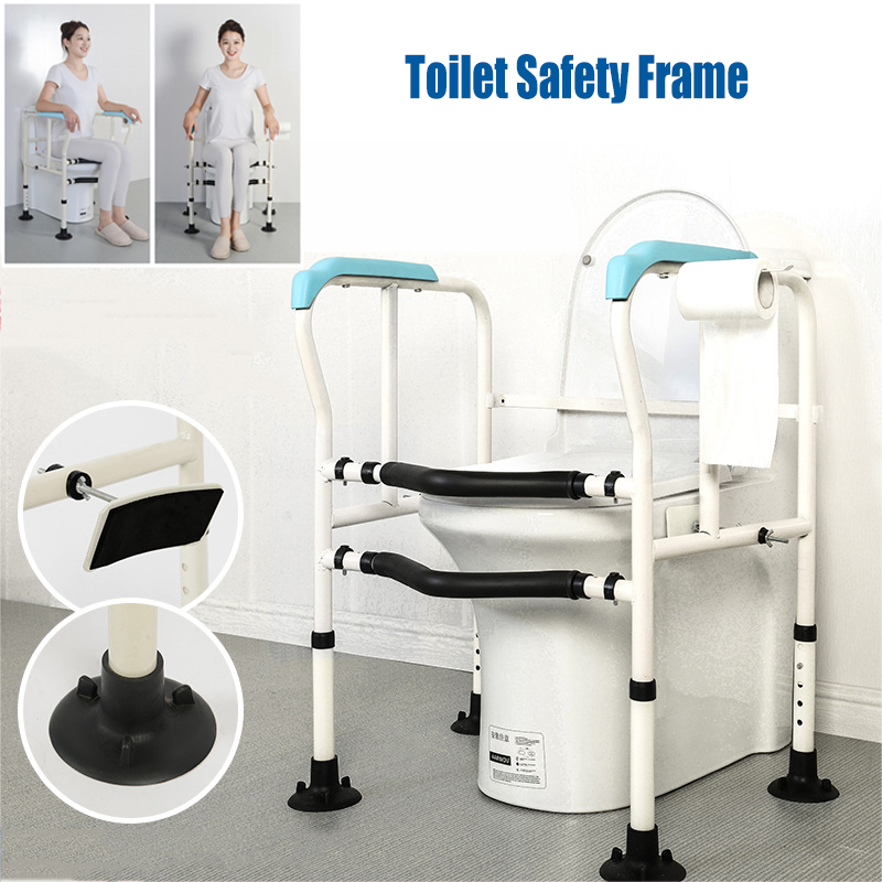 Toilet Rail Bathroom Safety Frame Railing Helper for Elderly,Handicap ...