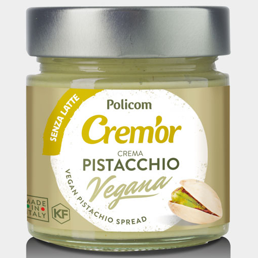 Crem'or Crema Pistacchio Vegana, Vegan Pistachio Spread Lactose Free