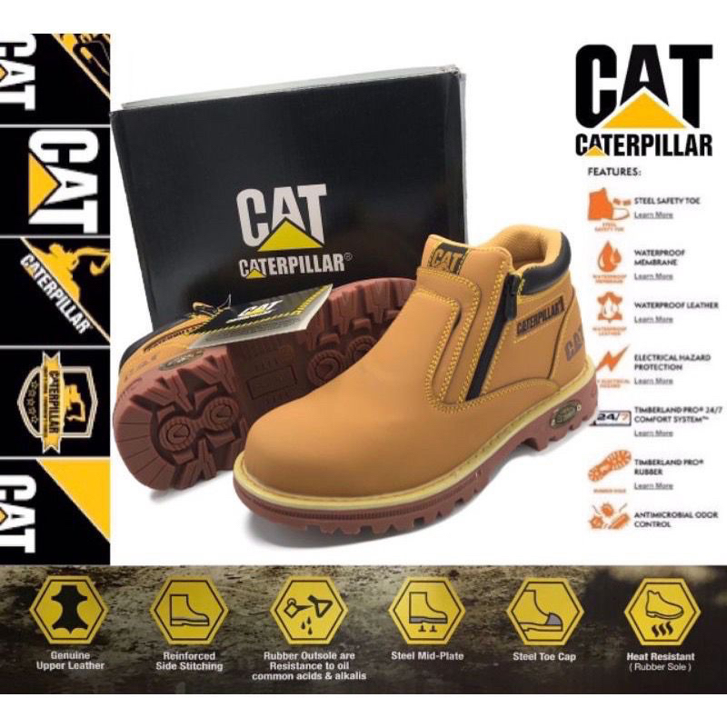 Kasut cheap safety caterpillar