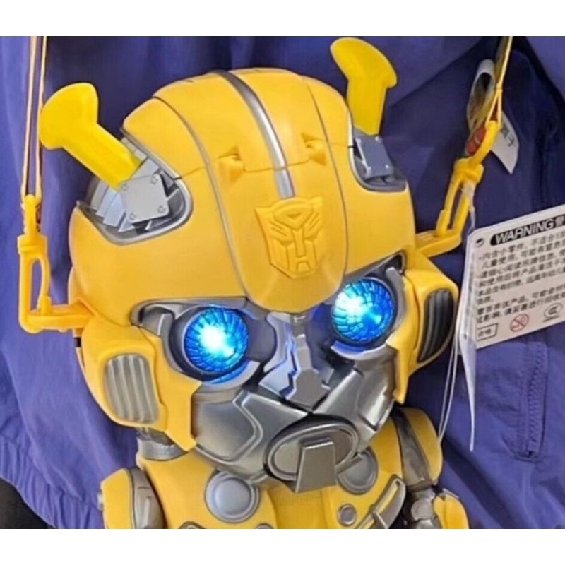 Universal Studios transformer Bumblebee Popcorn Bucket with light on
