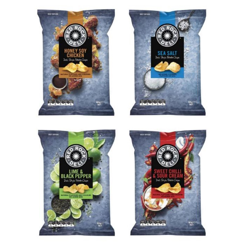 Red Rock Deli style Potato Chips 165g Shopee Malaysia