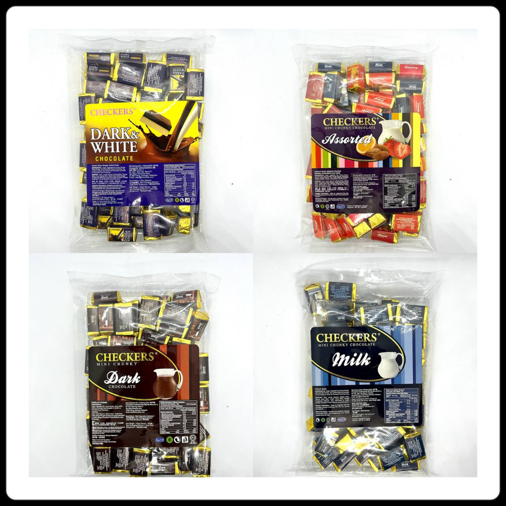 [READY STOCK]Checkers Mini Chunky Chocolate 500g | Shopee Malaysia
