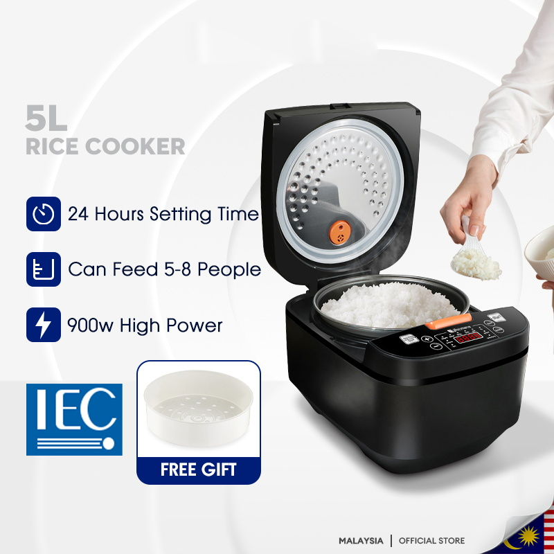 2023 new intelligent 5L Rice cooker intelligent Nonstick surface multi
