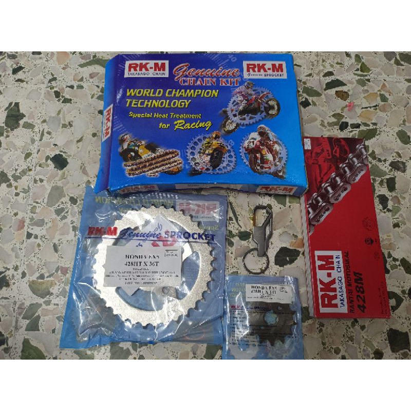 RKM 100%ORI SPOCKET EX5 EX5 DREAM EX5 HIGH POWER GBO FREE KEY CHAIN ...