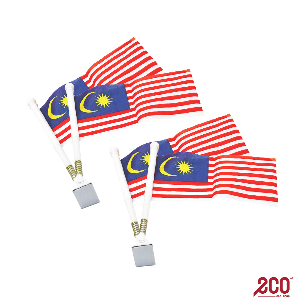 Eco Shop Double Rod Spring National Flag (Length: 19cm) 2set/pack ...