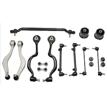 BMW E34 (15PCS) FULL SET FRONT REAR SUSPENSION ARM LINKAGE AXIAL TIE ...