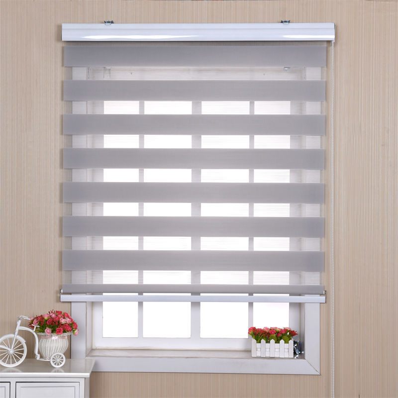 Kyk Korea 2 Layer Roller Zebra Blind Anti Uv Window Bidai Tirai Langsir 