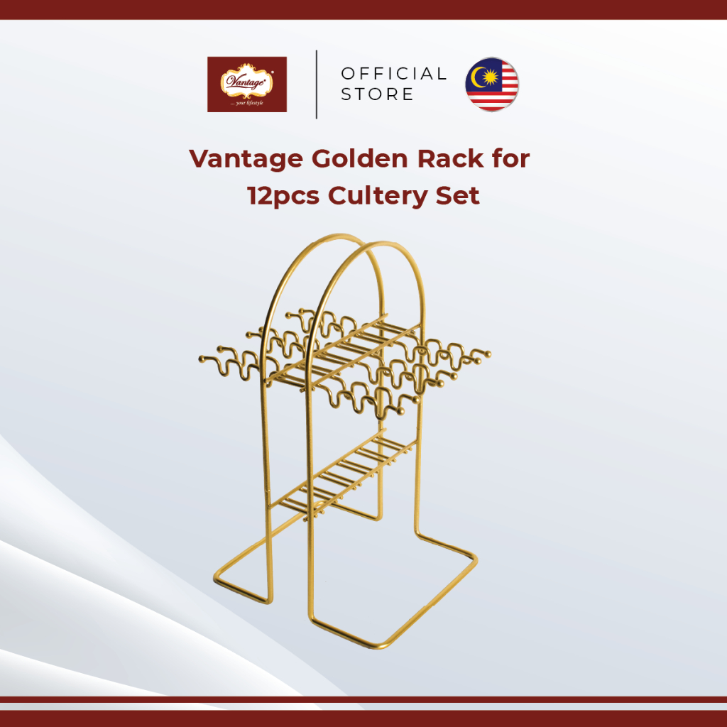 Vantage Stainless Steel Gold Rack for Cultery Set (cultery set not ...