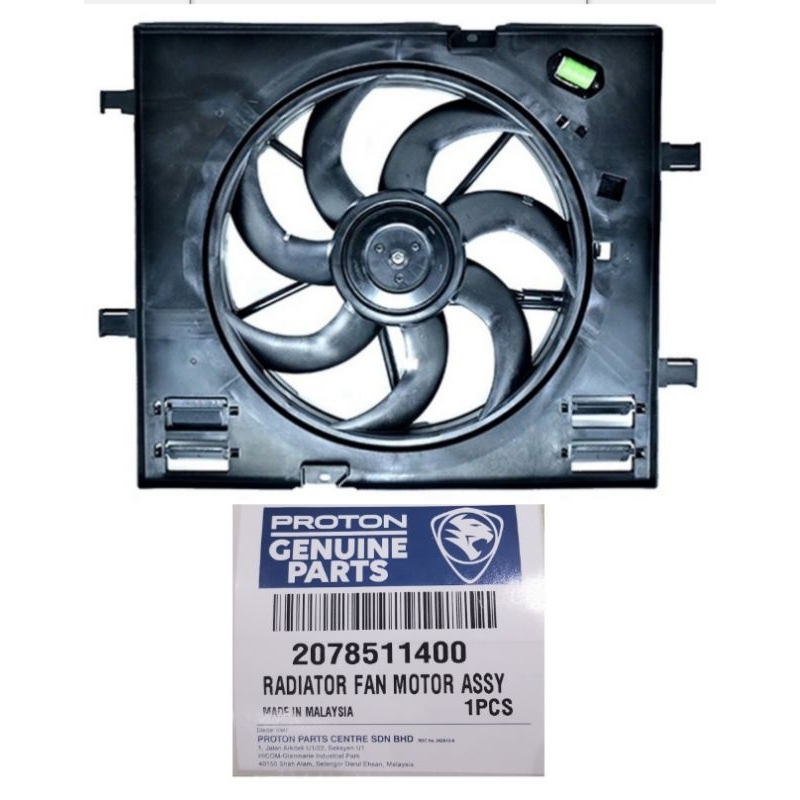 ORIGINAL PROTON X70 CBU FAN MOTOR ASSY ( FAN SHROUD / FAN BLADE / FAN