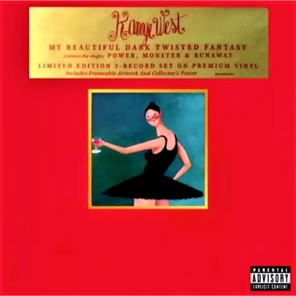 Kanye West My Beautiful Dark Twisted Fantasy Limited Edition 3