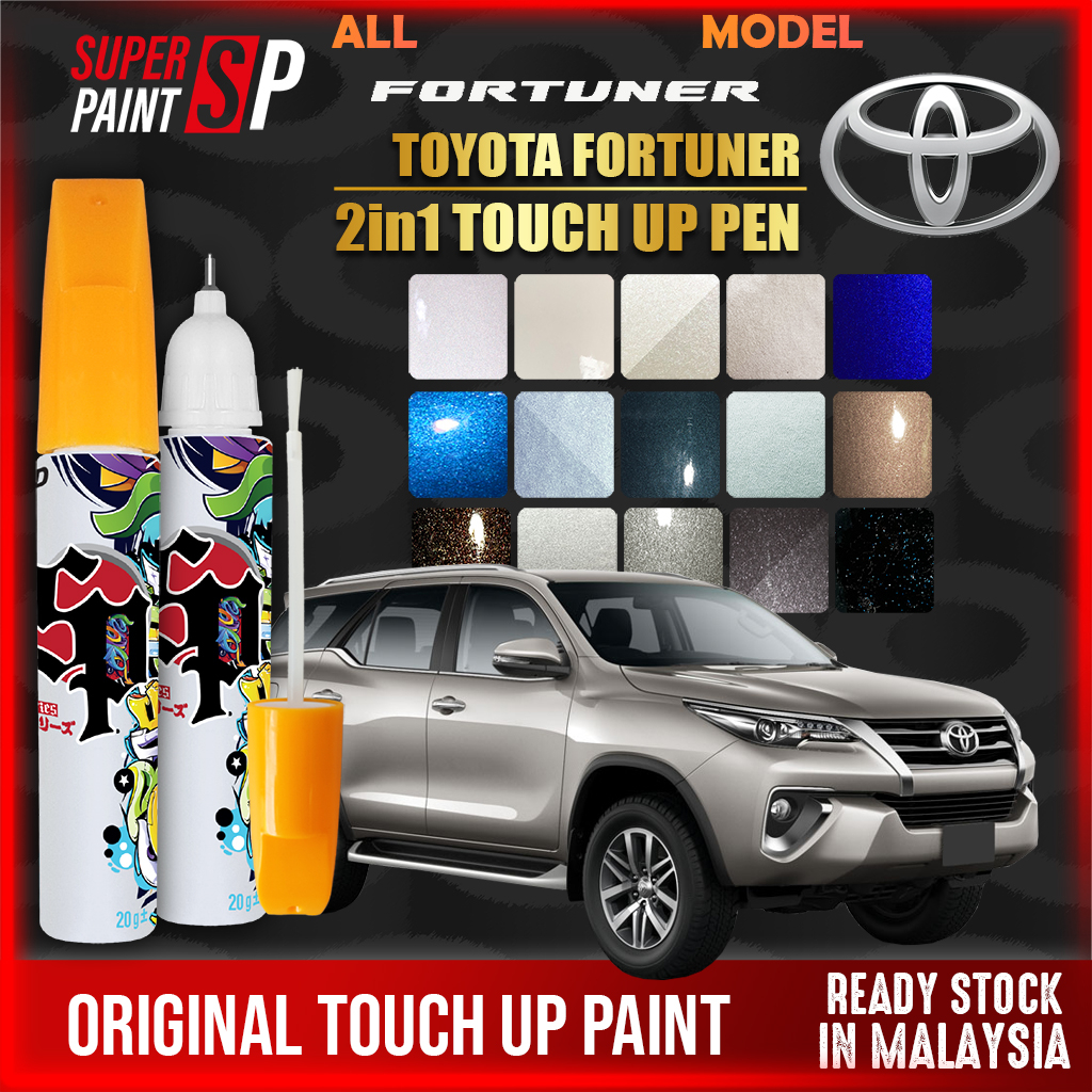 Toyota Fortuner 】car Touch Up Pen All Colour Touch Up Paint Scratches 