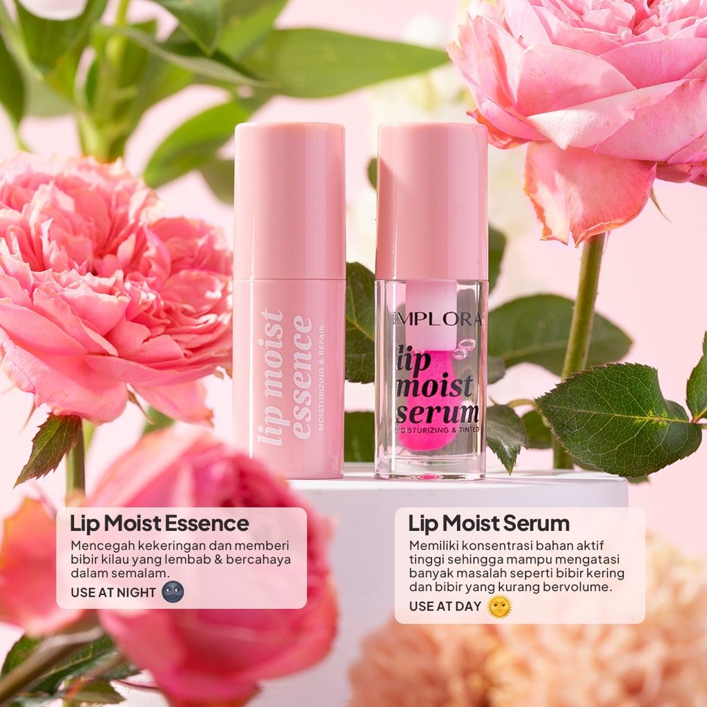 Implora Lip Moist Serum Essence Original Halal Lipcare Lip Balm Plump Shopee Malaysia