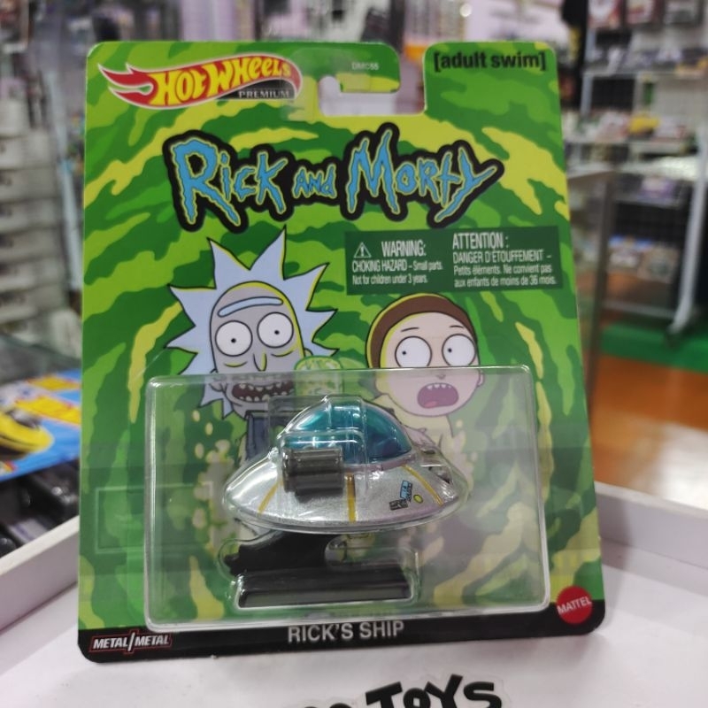 HOT WHEELS PREMIUM RICK'S SHIP RICK AND MORTY | Shopee Malaysia