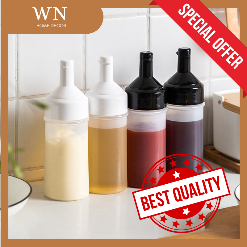 Sauce Bottle Sos Botol Organizer Kitchenware Dispenser Ketchup Fridge