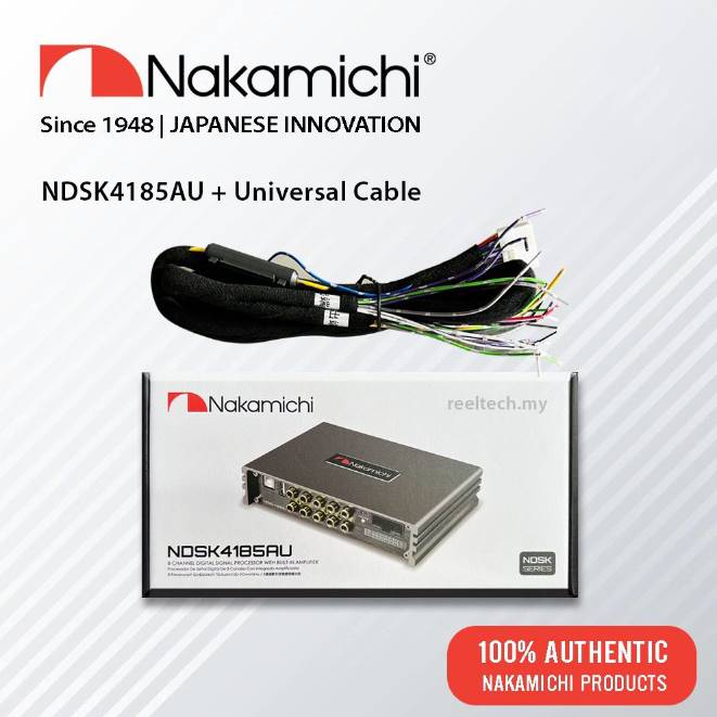Nakamichi NDSK 4185AU - 8 Channels 4 IN 8 OUT 31 Band EQ DSP Amplifier ...