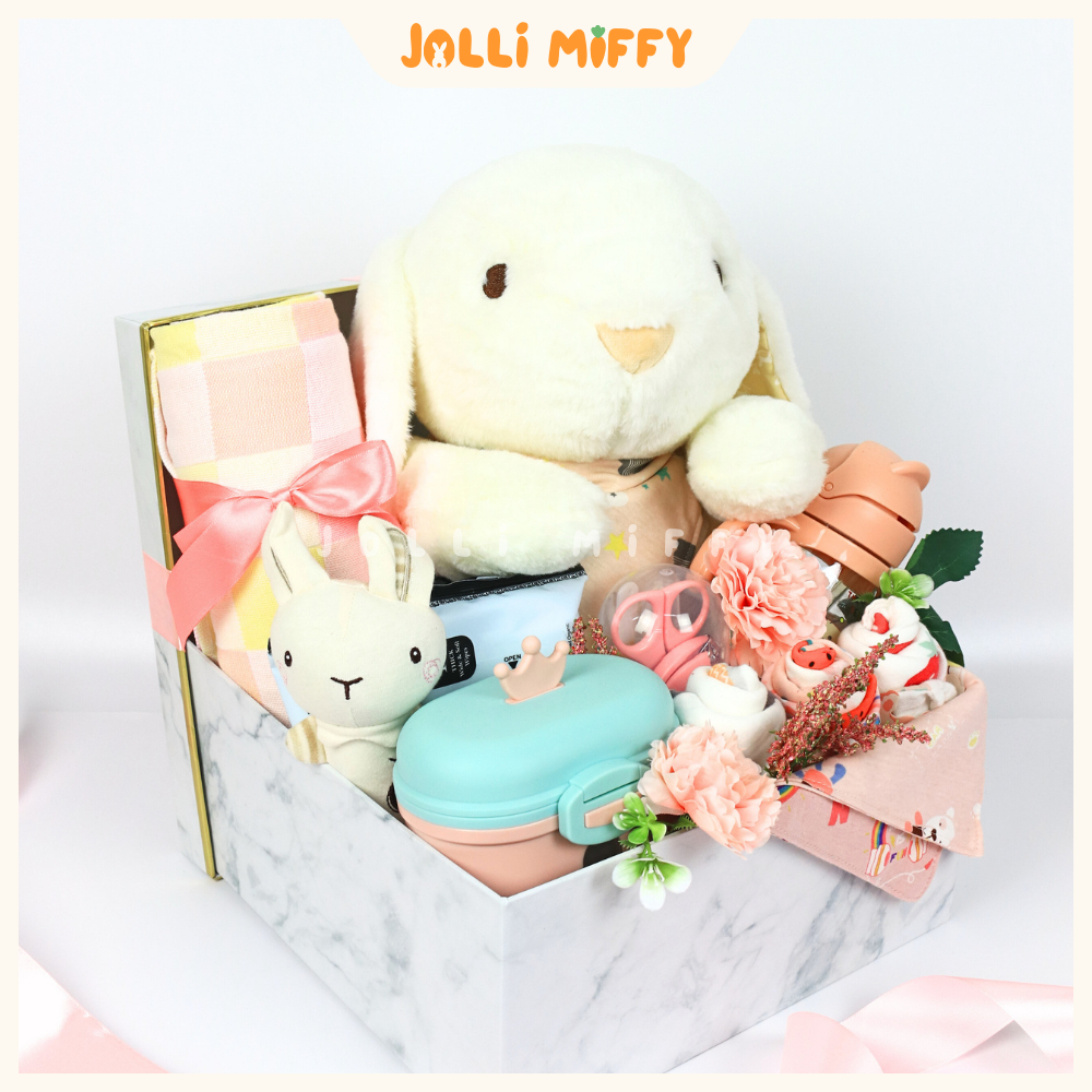 Jolli Miffy- Applecrumby Bunny Premium Baby Gift Set Hamper Unisex Baby ...