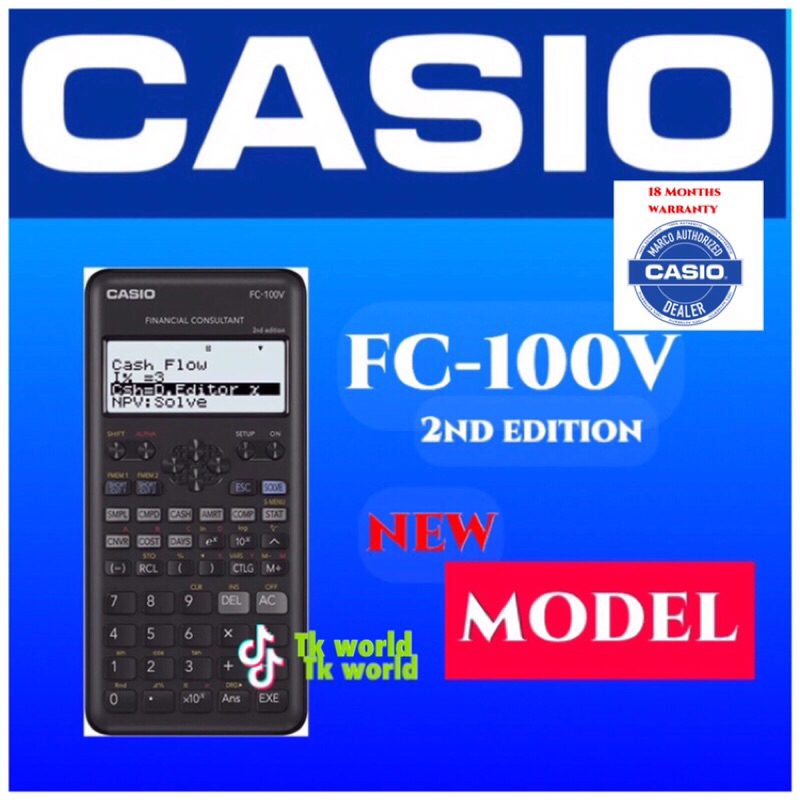 Casio FC100V 2 Financial Consultant Calculator Shopee Malaysia