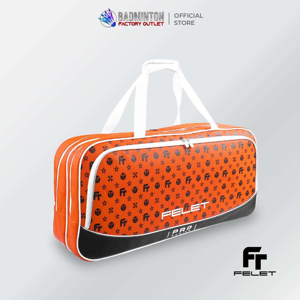 FELET Monogram PRO Series Badminton Racket Backpack Double Bag Double ...