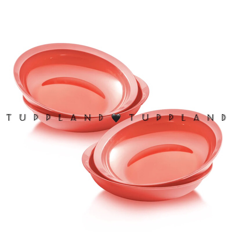 Tupperware Small Plate O Bowl (4) 400ml | Shopee Malaysia