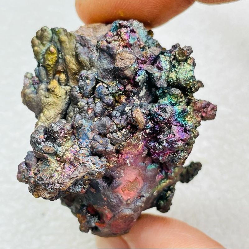 Leklai, Natural Ore Stone, Energy Stone, Iridescent Goethite, No AB032 ...