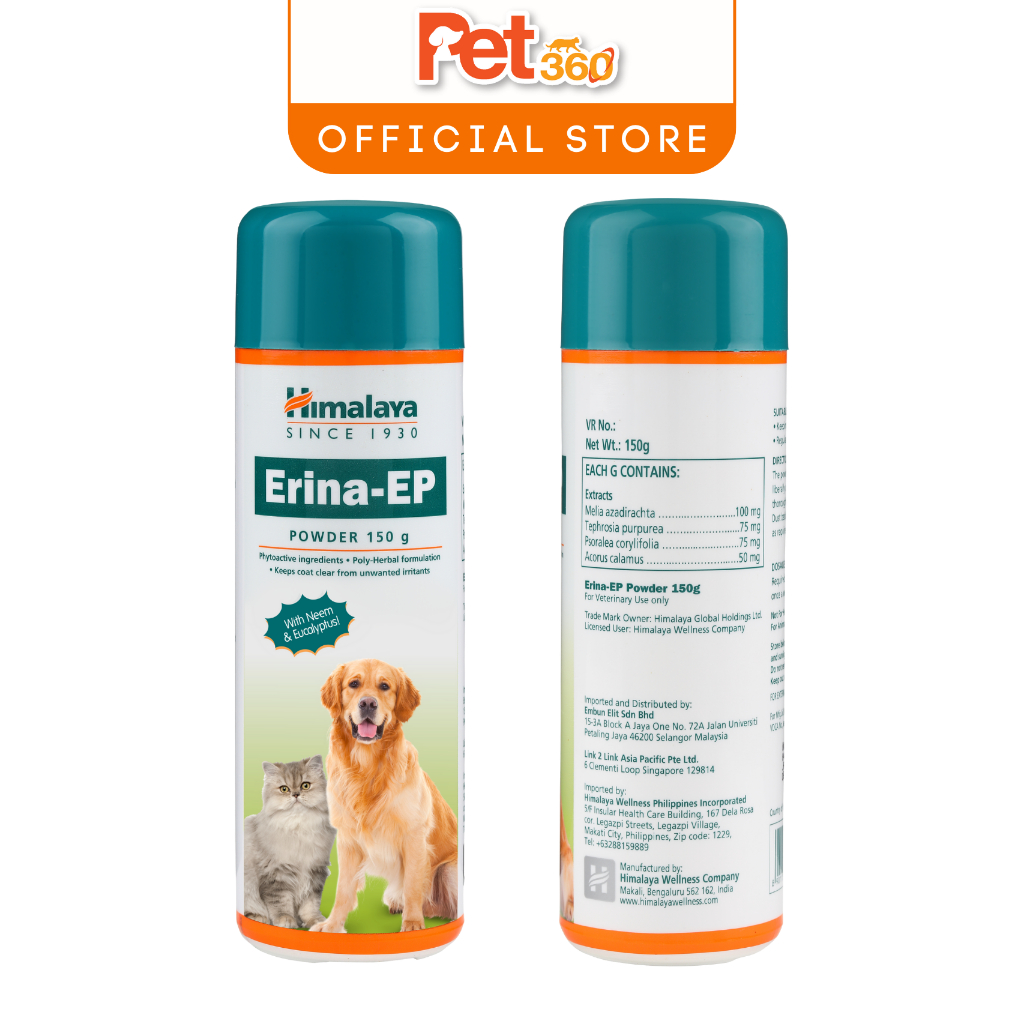 Fresh Look at Clearance Himalaya Petwellness Erina Ep Powder Natural Herbal Ticks