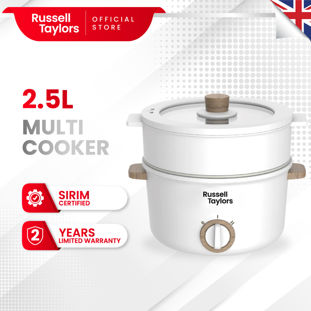 Russell Taylors Multi Cooker Non Stick Electric Cooker (2.5L) MC25