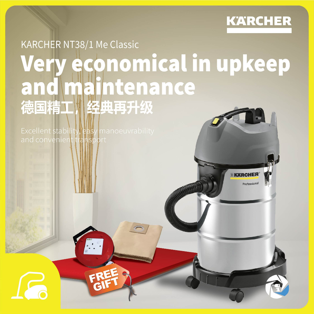 Karcher Nt30 1 Nt38 1 Wet And Dry Vacuum Cleaner Nt Series Heavy Duty