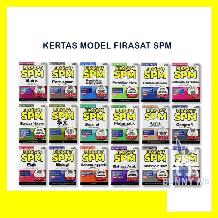 Bunny Buku Latihan Firasat Kertas Model Spm Ilmu Bakti