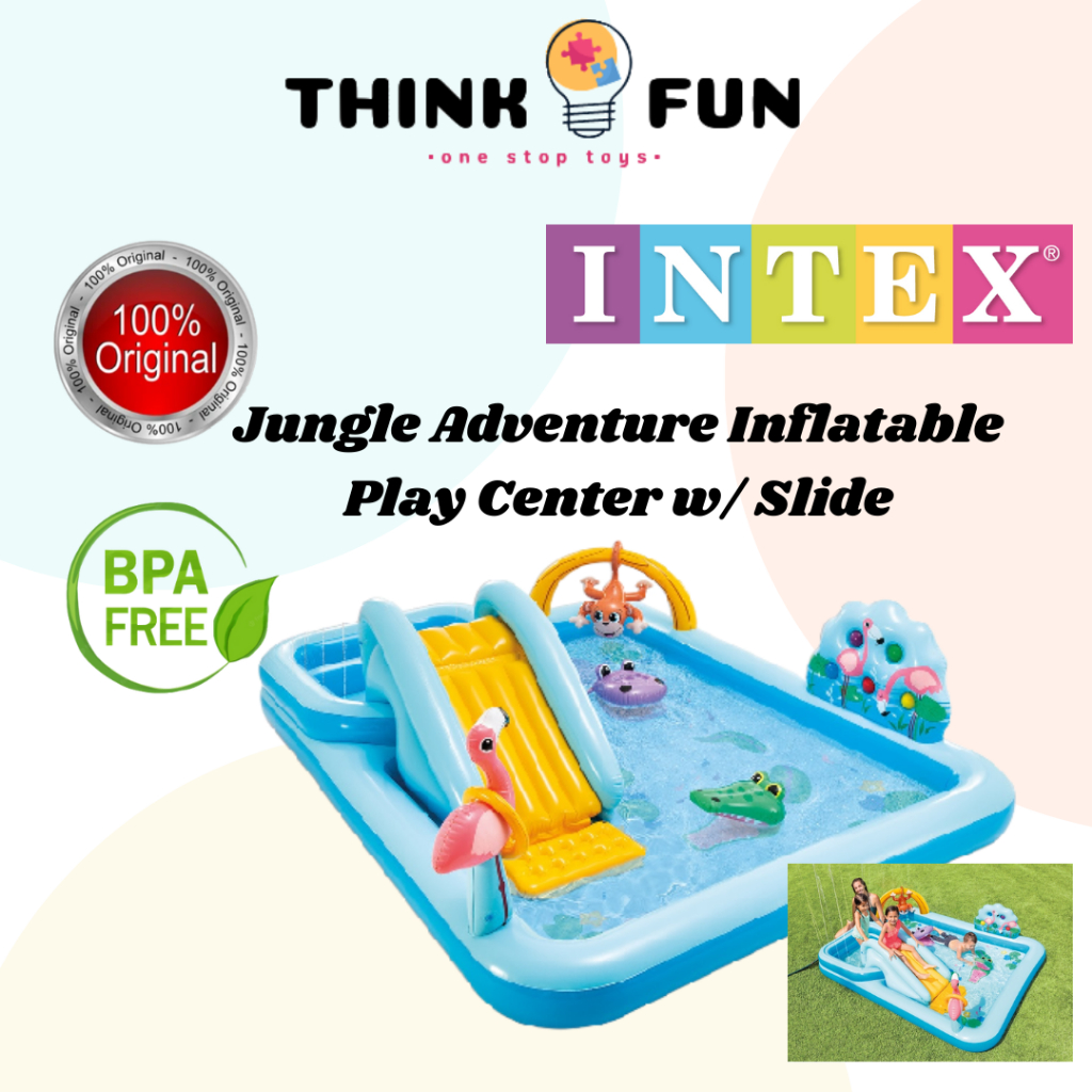 Intex 57161 Inflatable Jungle Adventure Play Centre Swimming Pool with