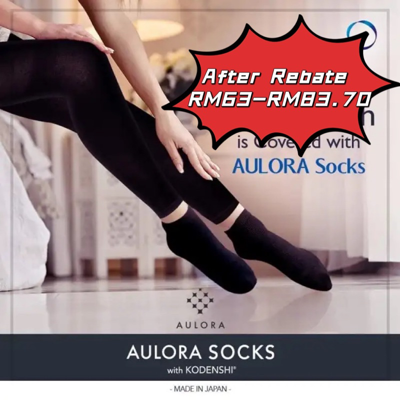 Aulora Socks with Kodenshi Female / Male 100% Original | Shopee Malaysia