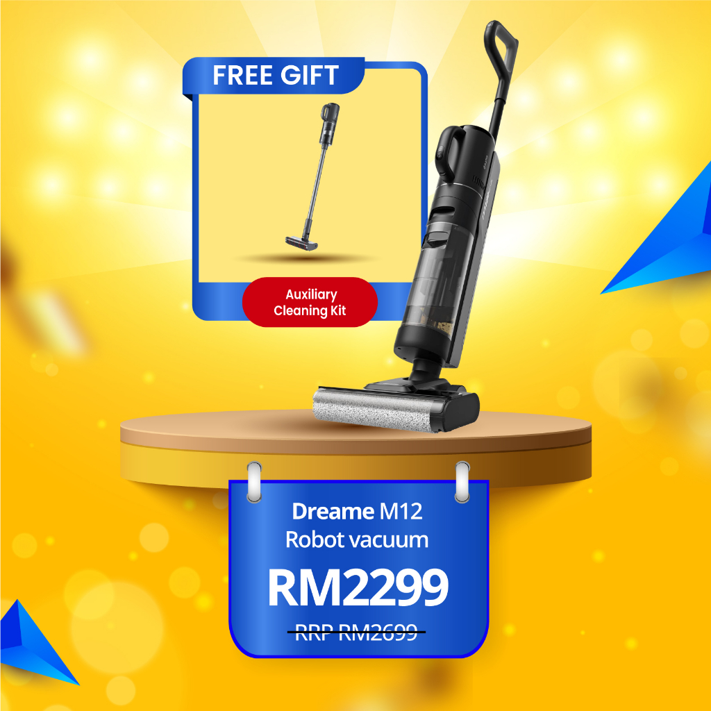 Aihome Dreame M12 Wet and Dry Vacuum Cleaner Wet and dry cleaning