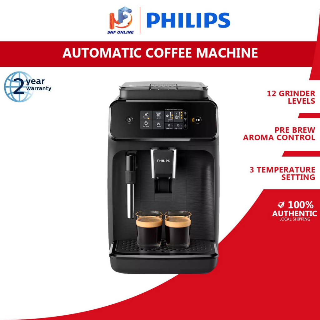 Philips 1200 Series Automatic Espresso Coffee Machine EP1220/00 ...