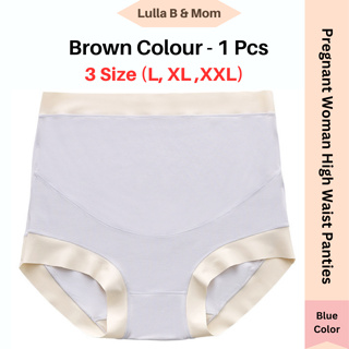 Maternity Panties Seamless High Waist Belly Support Pregnancy Underwear  孕妇内裤大码高腰托腹孕晚期中期无痕纯棉孕期内裤女