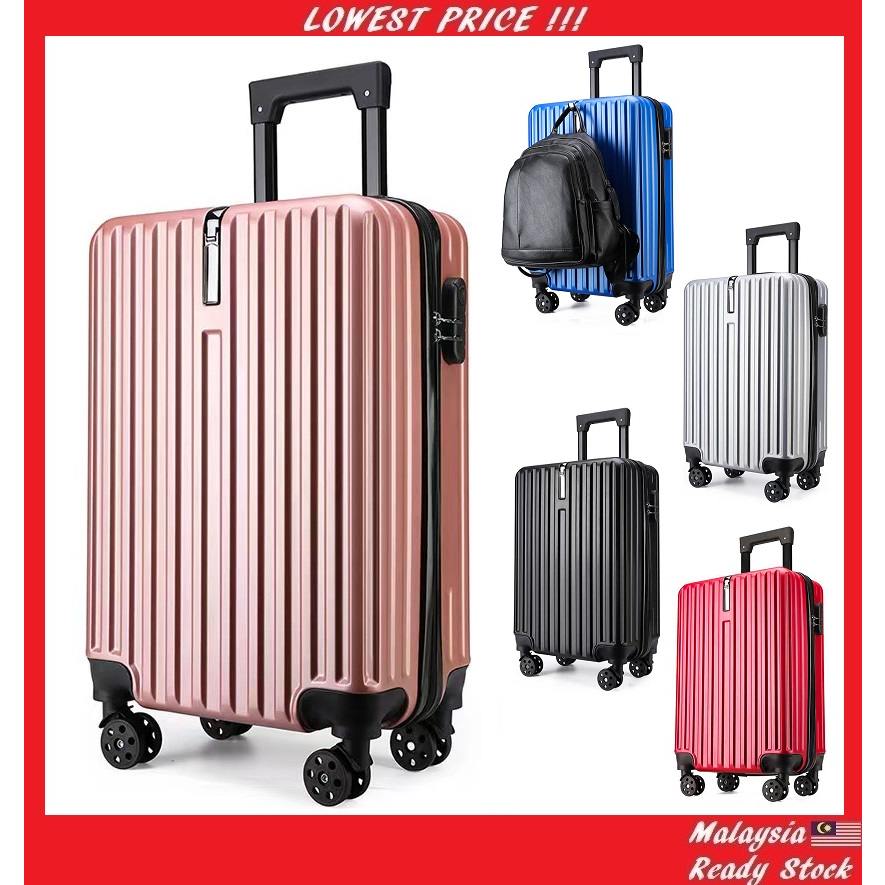 Luggage Bag 20 inch ABS Material Suitcase Travel Luggage Hard Case Beg ...
