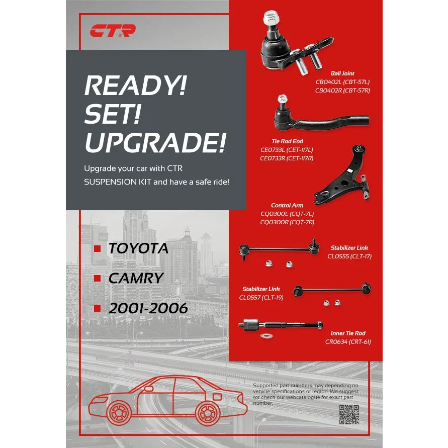 Toyota Camry ACV30 ACV40 - CTR Front Lower Arm with Ball Joint Made In ...