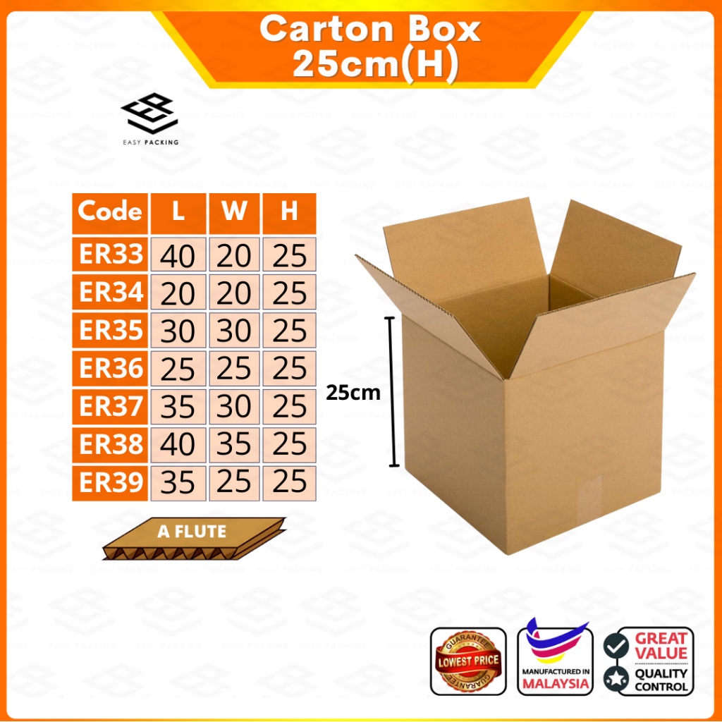 ( Big Sales) Carton Box Packing Box Packaging Box Paper Box Kotak