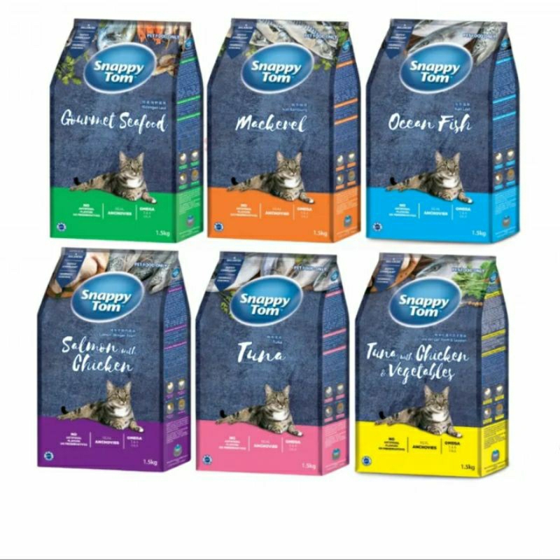 Snappy Tom Cat Food (1.5kg) | Shopee Malaysia