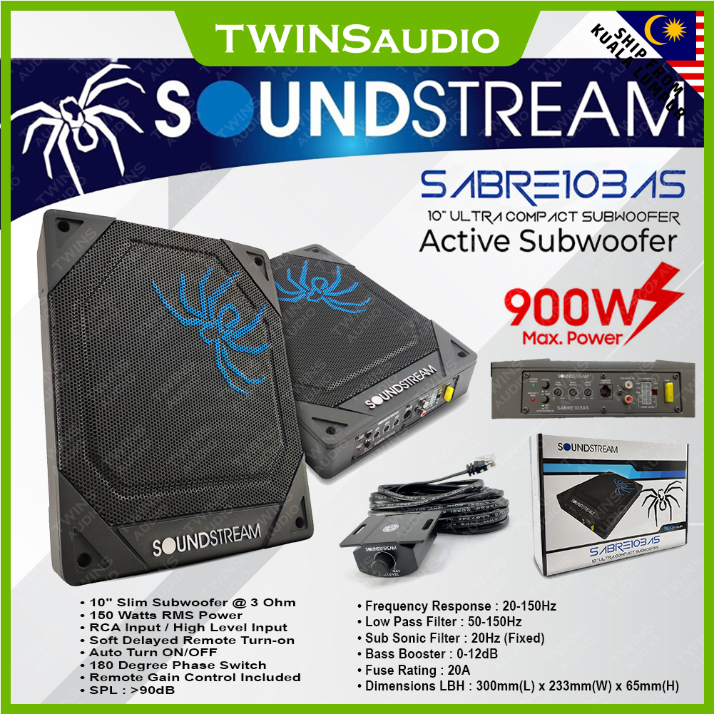 Soundstream 13 slim sales sub