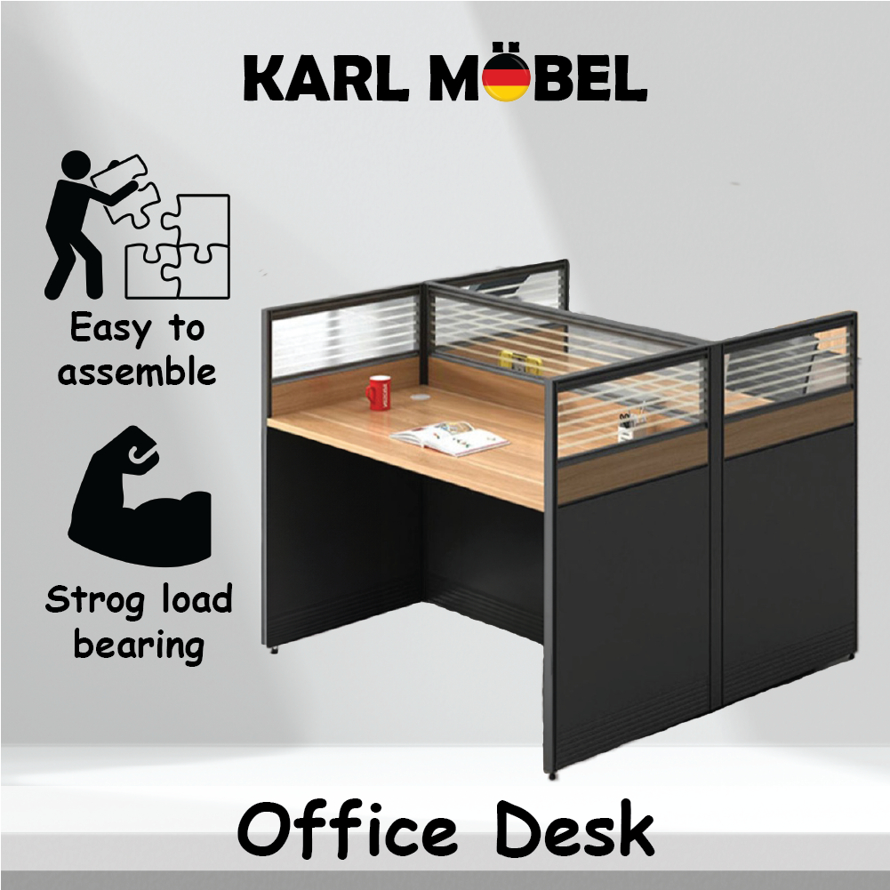 Office desk Workstation Table Staff computer desk 1/2/4 /6/8 persons l