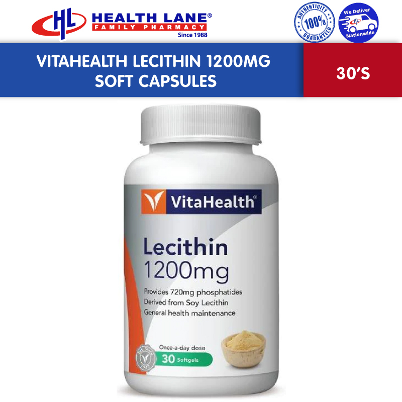 VitaHealth Lecithin 1200mg Soft Capsules (30's) Shopee Malaysia