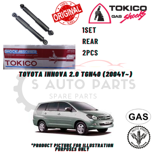 TOYOTA INNOVA TGN40 2.0 (2004Y~)(REAR) 100% ORIGINAL BRAND TOKICO TKC ...