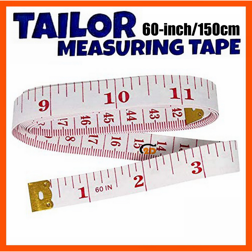 Body Measuring Ruler Sewing Tailor Tape Measure Soft Pita Pengukur