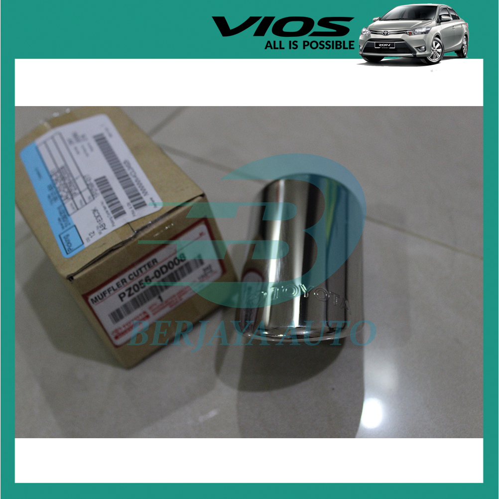 Toyota Vios NCP150 20132019 Muffler Cutter Genuine Pipe Muffler Tip Cutter Exhaust Berjaya Auto